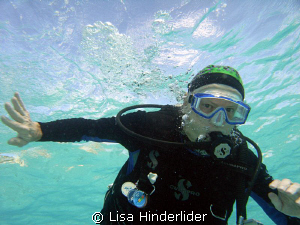 "Who dat?" Neil starting his descent on a sunny day! by Lisa Hinderlider 